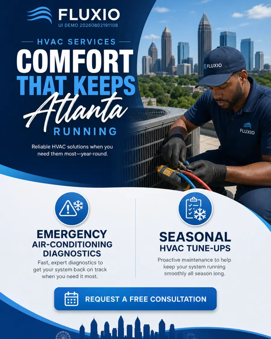 Fictional HVAC banner concept